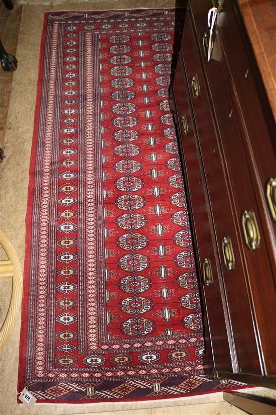 Bokhara red-ground rug